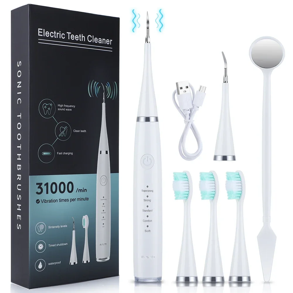 Teeth Whitening Home - Ultraschall-Zahnsteinentferner zur Zahnreinigung, Entfernung von Zahnbelag,