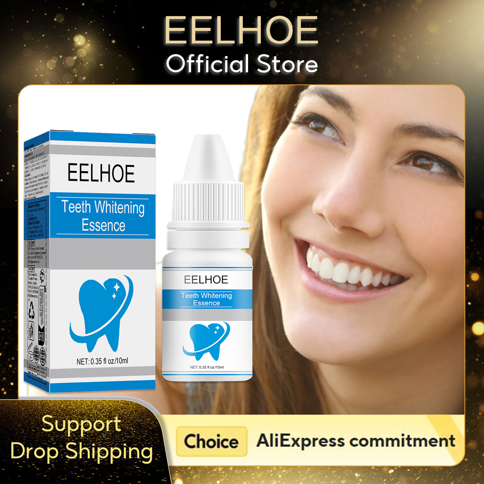 Teeth Paint Whitening - EELHOE Zahnaufhellungsserum, Karies, Entfernen der Zähne,