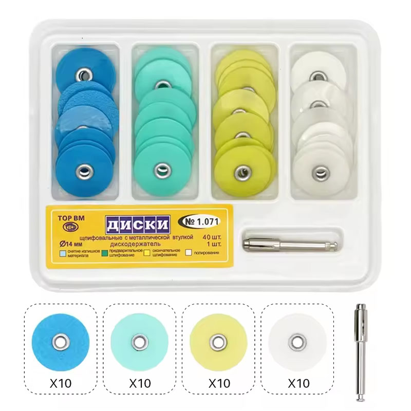 Teeth Whitening Home - 40 stücke Dental Polieren Scheiben Halten