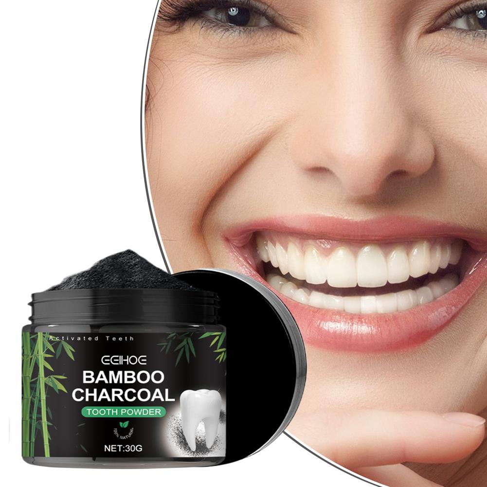 Teeth Paint Whitening - Zahnaufhellungspulver, Aktivkohle-Zahnreinigungspulver, Zahnfleckenentferner, Natürlicher frischer Atem