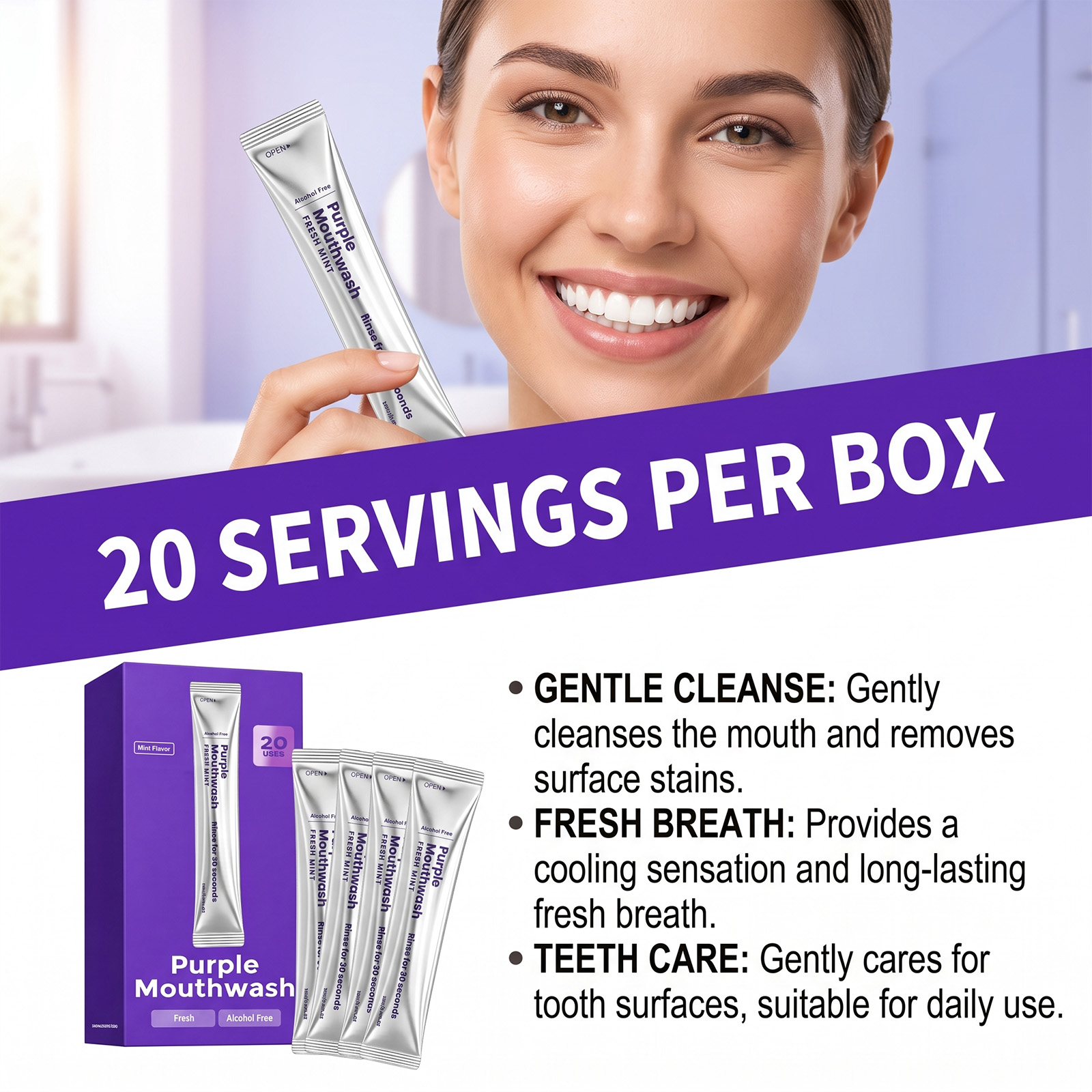 20er-Pack Sofort-Aufhellungs-M – Teeth Whitening Gum Bewertung und Preis