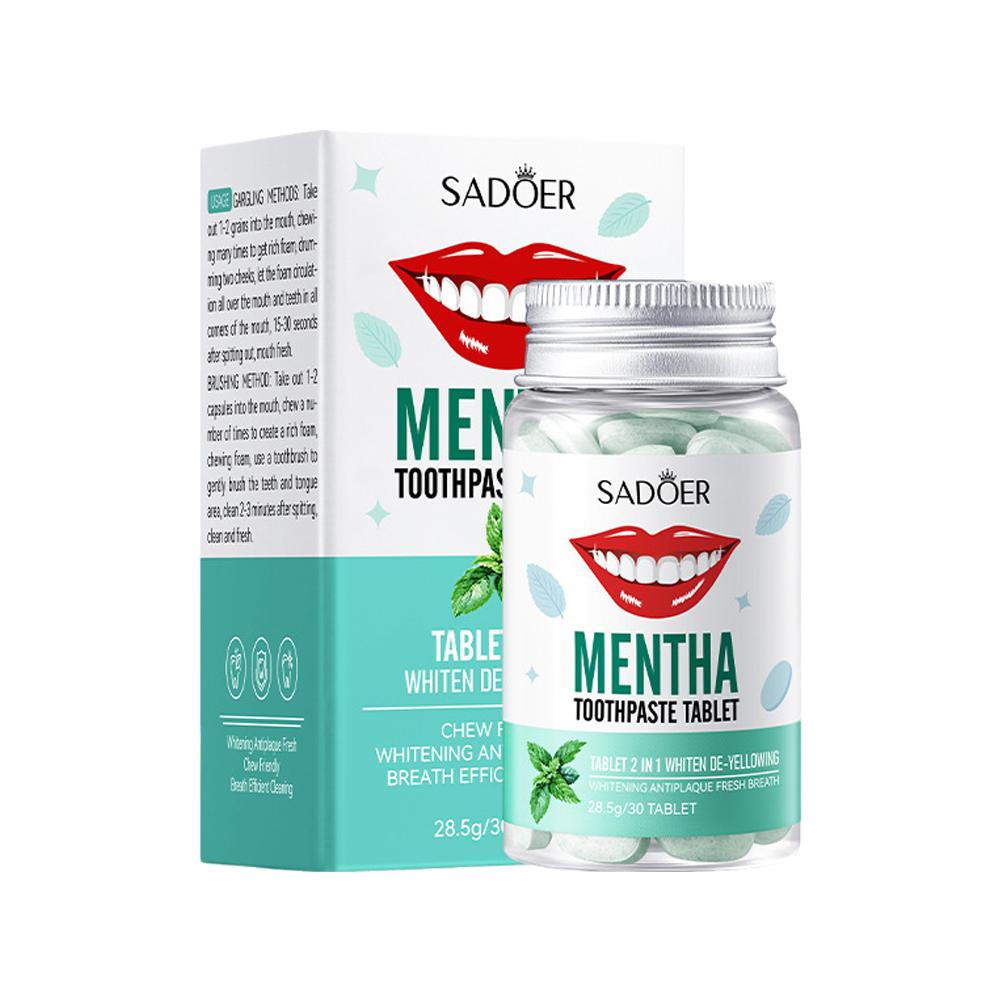 Feste Minz-Zahnpasta-Tabletten – Teeth Whitening Remedies Bewertung und Preis